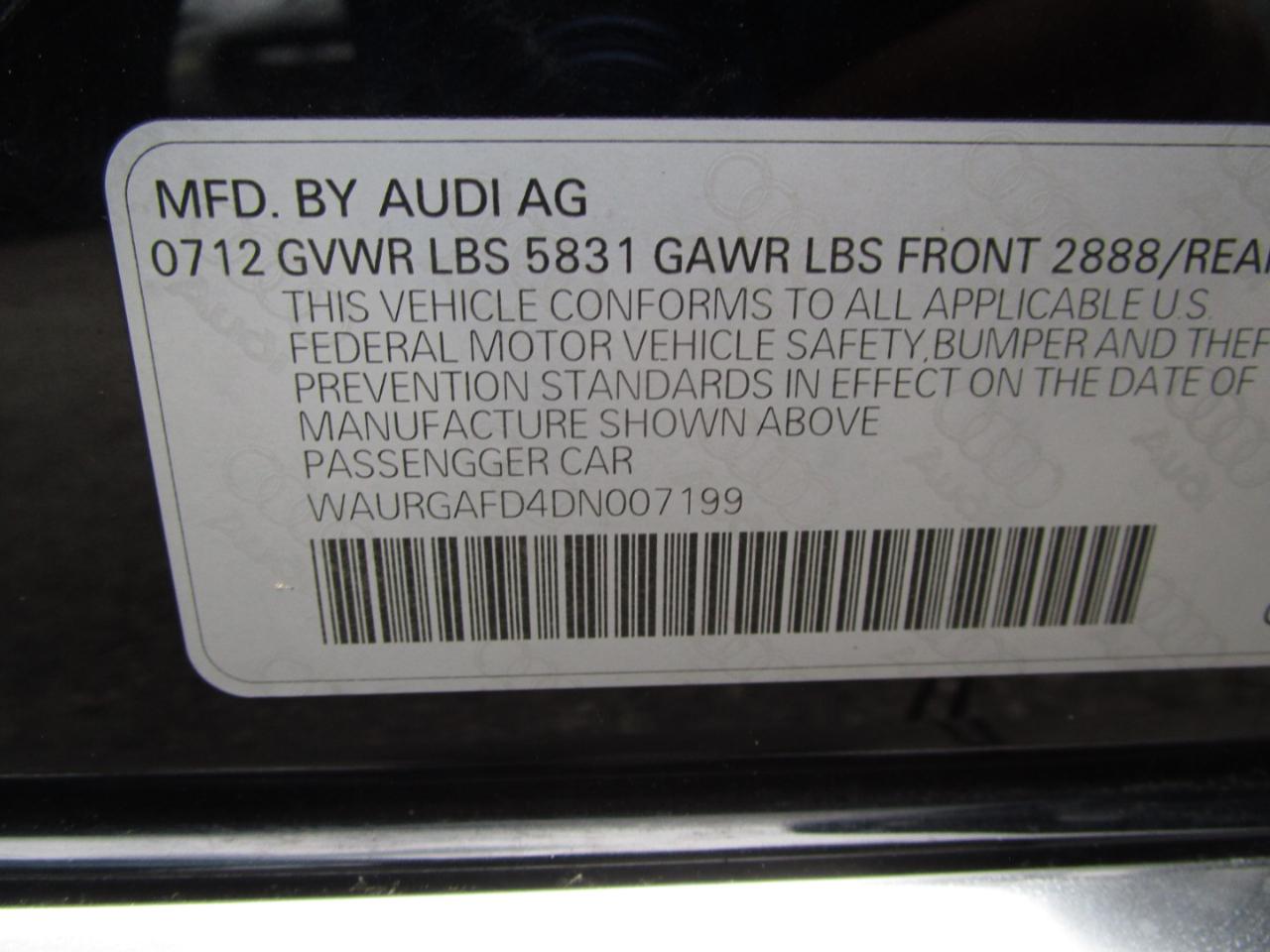 Audi A8 3.0 Sedan L quattro Tiptronic 2013