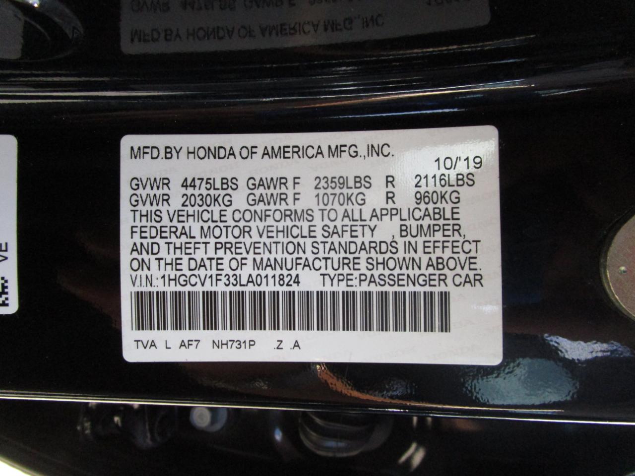 Honda Accord Sport CVT 2020