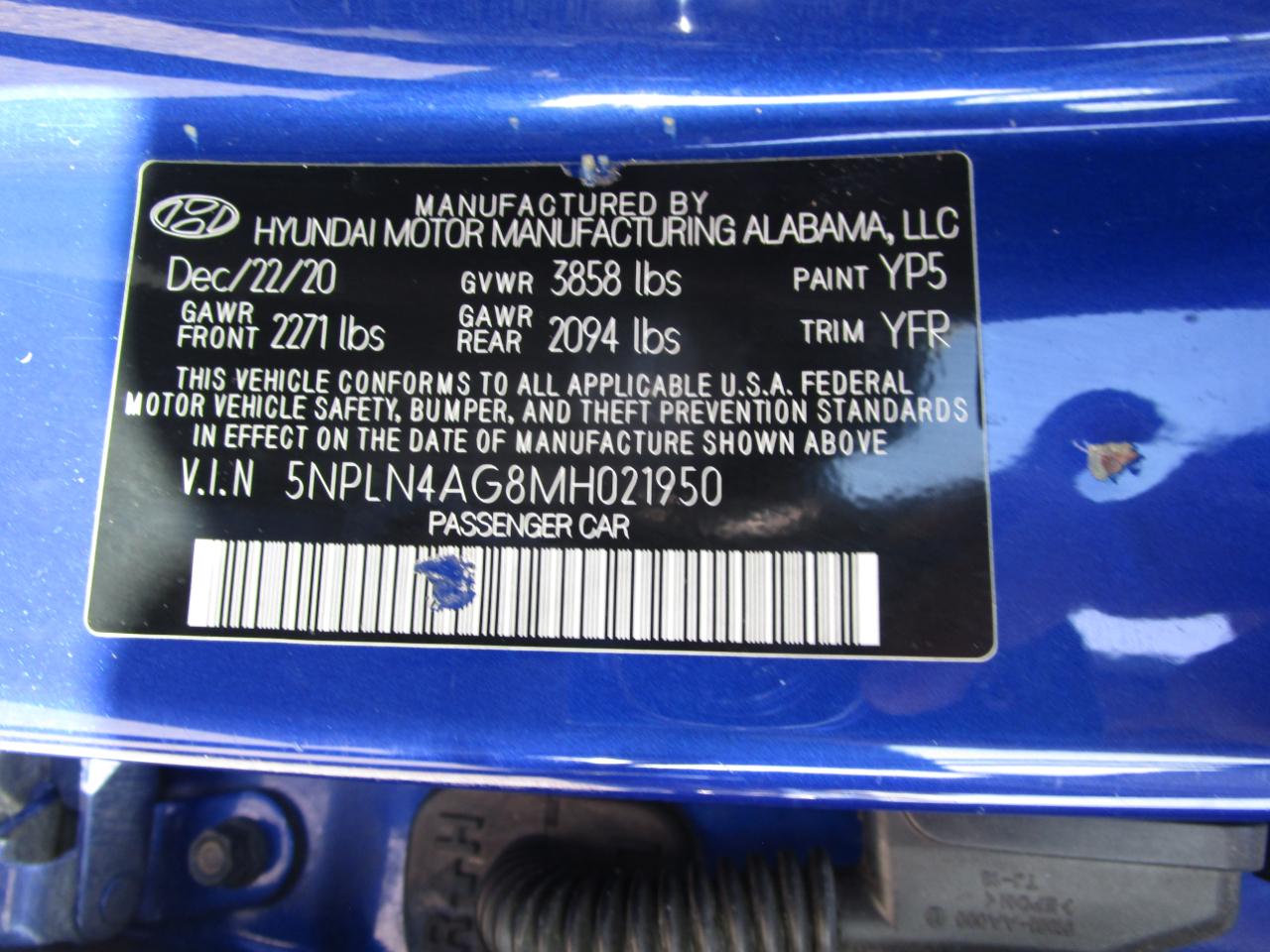 Hyundai Elantra SEL 2021