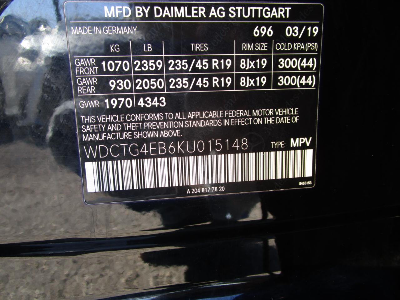 Mercedes-Benz GLA-Class GLA250 2019