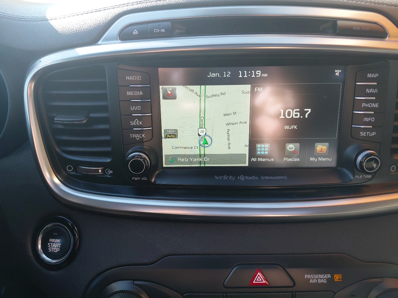 Kia Sorento AWD 4dr 3.3L SXL 2016