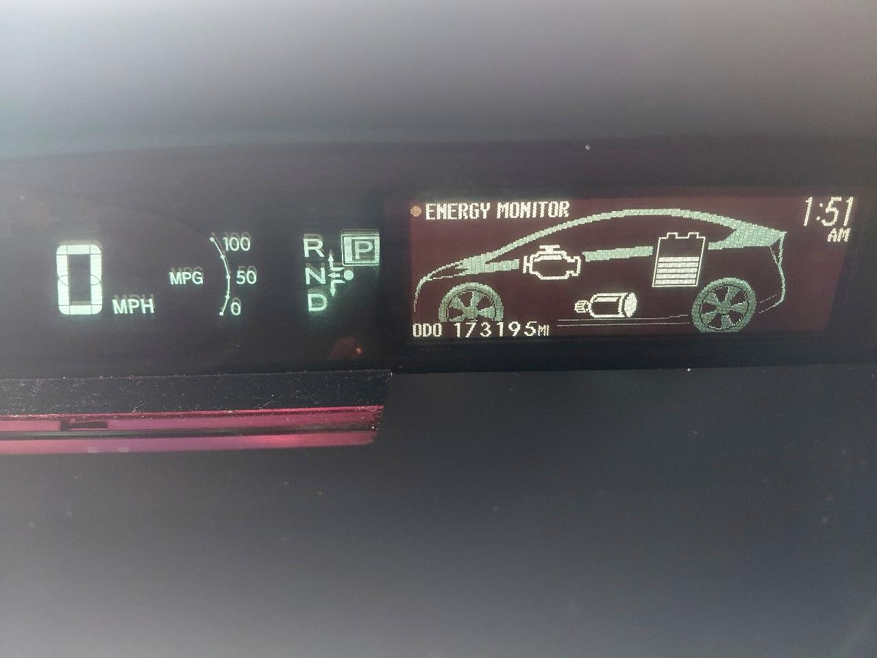 Toyota Prius 5dr HB III (Natl) 2011
