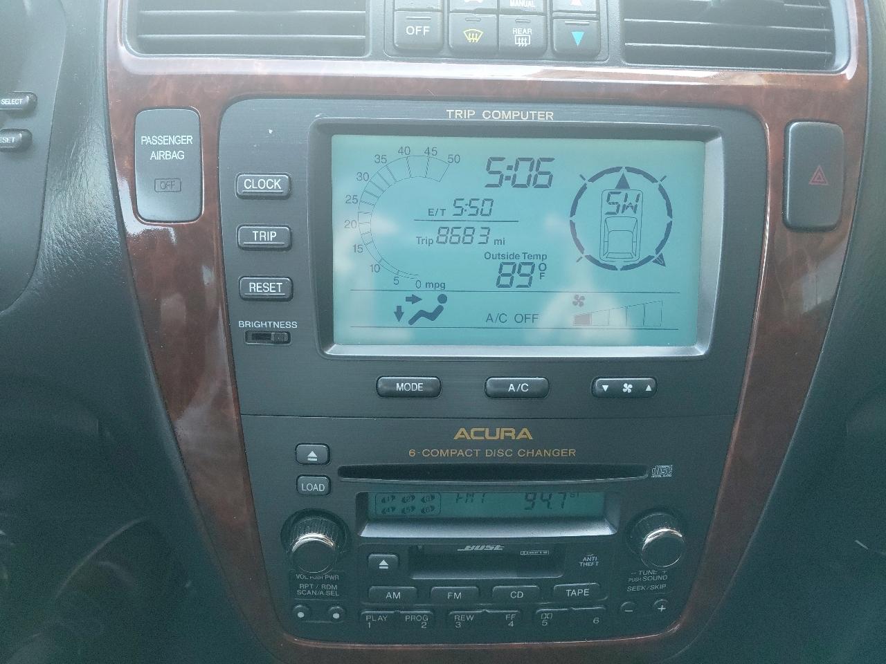 Acura MDX 4dr SUV Touring Pkg 2004