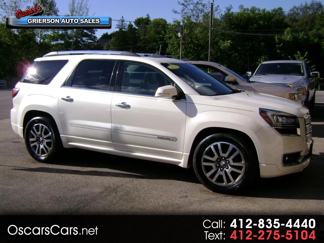 Used 2013 Gmc Acadia Awd 4dr Denali For Sale In South Park