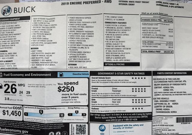 Buick Encore Preferred AWD 2019