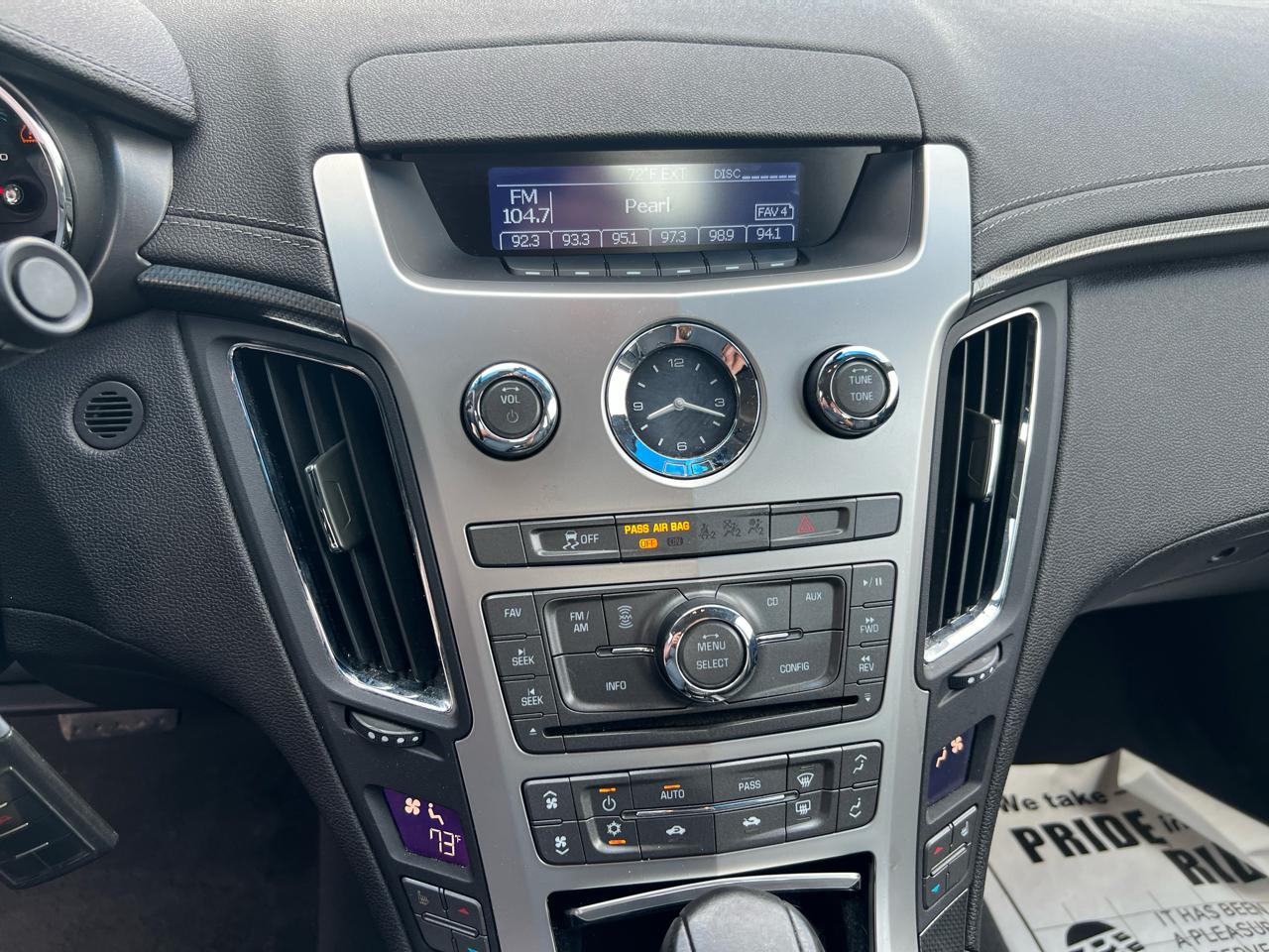 Cadillac CTS Sedan 4dr Sdn 3.0L Luxury AWD 2013