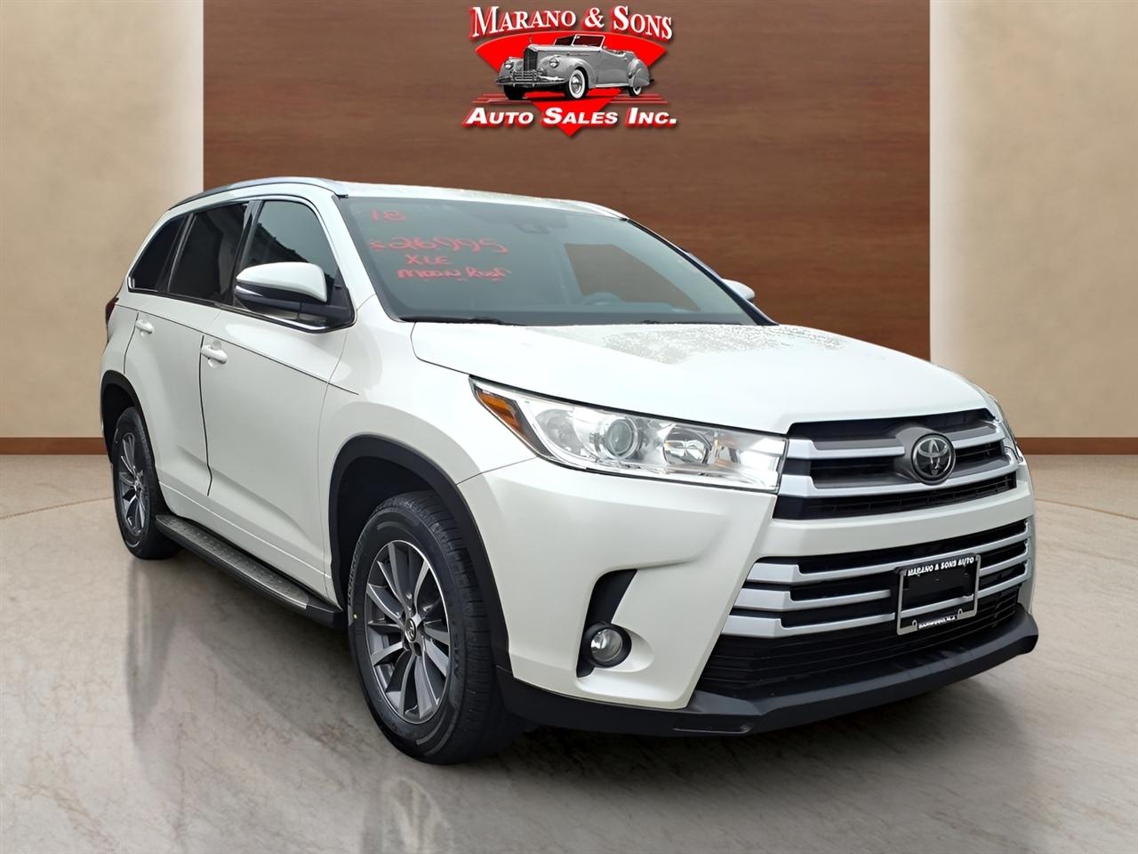 Toyota Highlander XLE V6 FWD (Natl) 2018