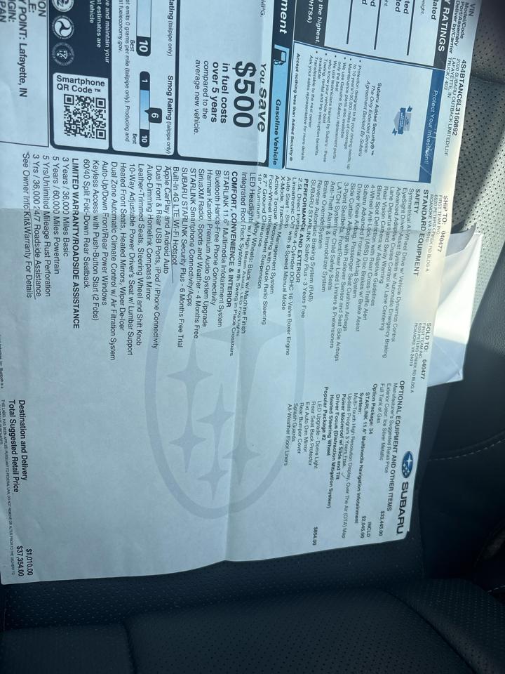 Subaru Outback Limited CVT 2020