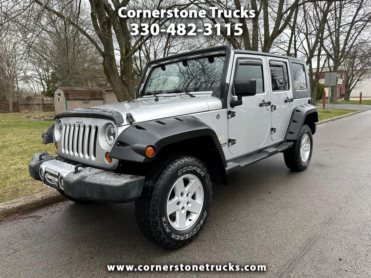 Used 2008 Jeep Wrangler Unlimited 4WD 4dr Sahara for Sale in Columbiana OH  44408 Cornerstone Trucks