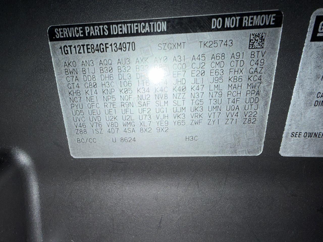 GMC Sierra 2500HD SLT Crew Cab Short Bed 4WD 2016