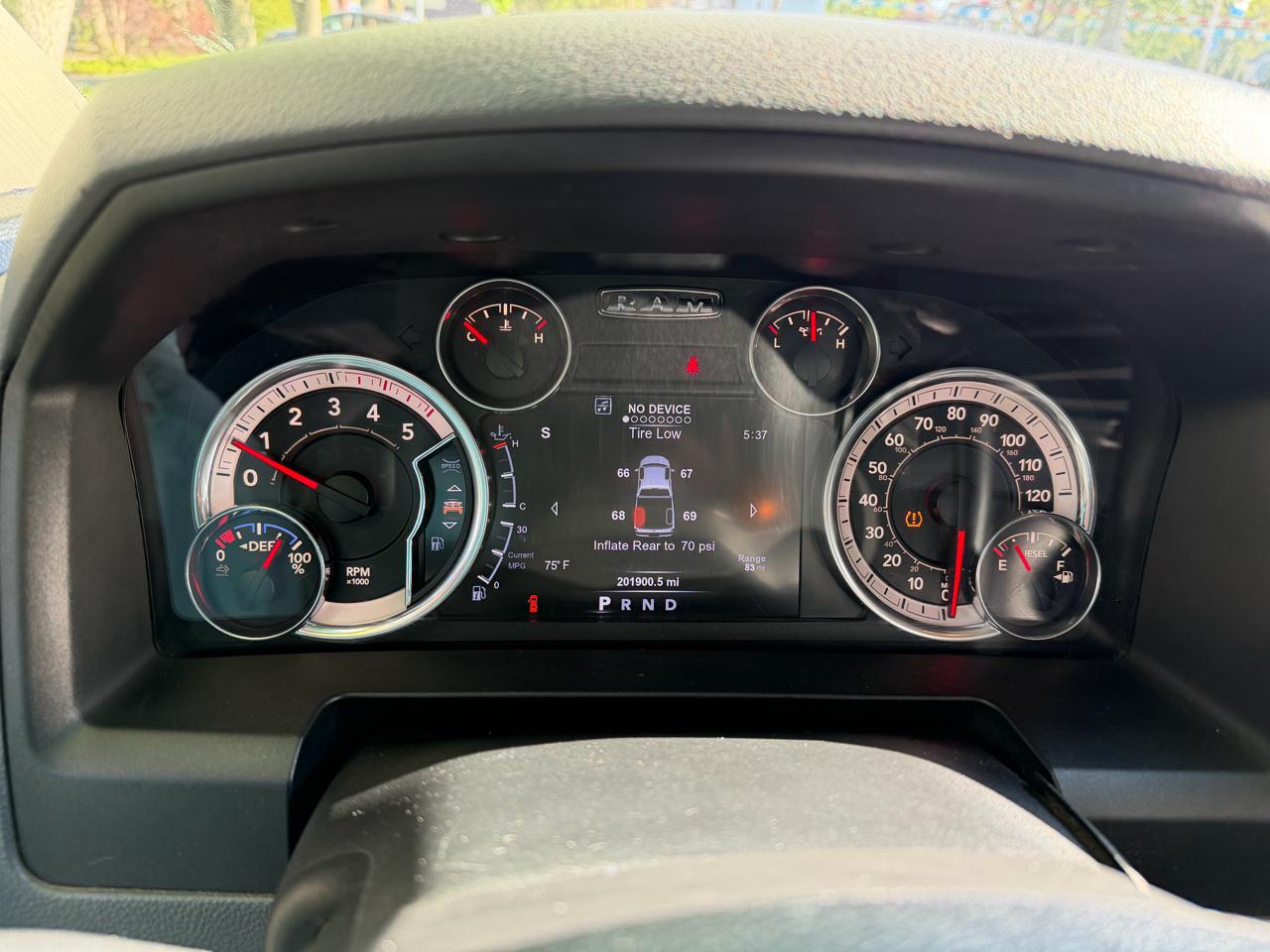 RAM 2500 4WD Crew Cab 169" Big Horn 2015