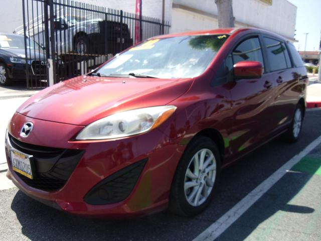 Red (Burgundy) 2012 Mazda MAZDA5 Sport Minivan Front-Wheel Drive Automatic