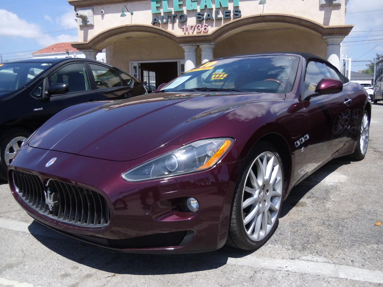 Maserati GranTurismo Convertible 2dr Conv GranTurismo 2010