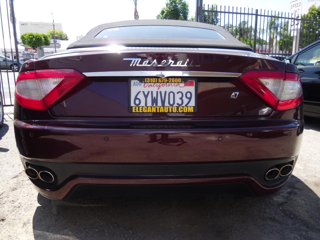 Maserati GranTurismo Convertible 2dr Conv GranTurismo 2010