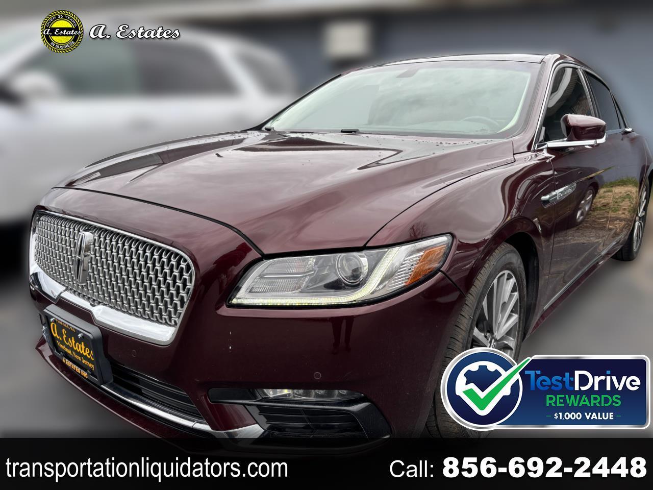 2017 Lincoln Continental Select AWD