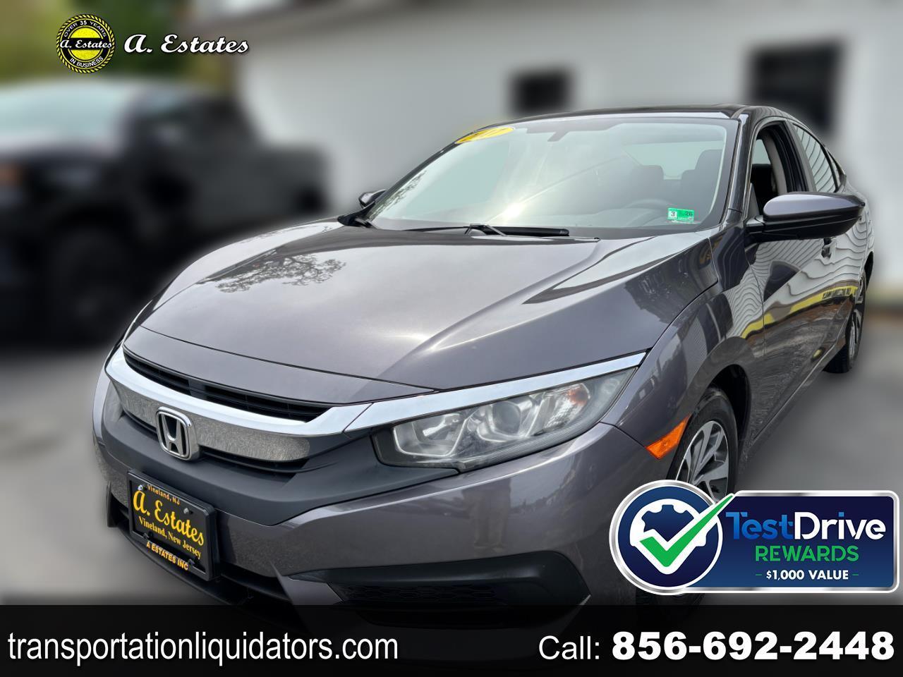 2017 Honda Civic EX Sedan CVT