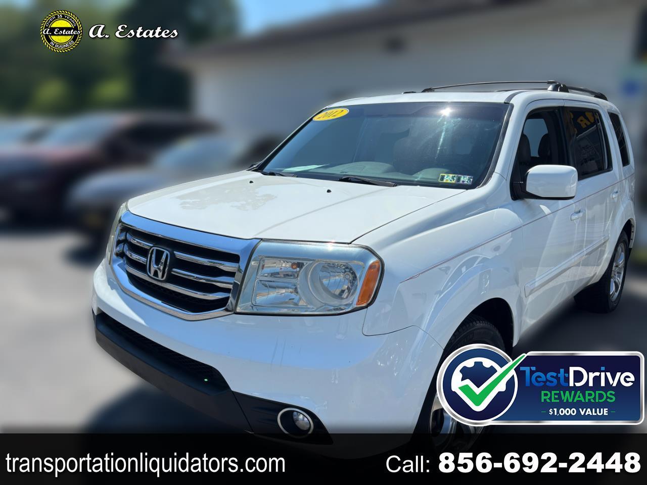 2012 Honda Pilot EX-L 4WD 5-Spd AT with Navigation