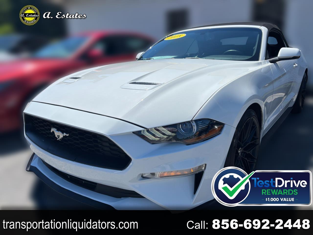 2018 Ford Mustang EcoBoost Premium Convertible