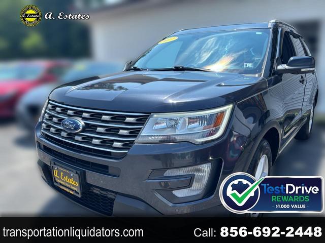 Light Blue 2017 Ford Explorer SUV / Crossover All-Wheel Drive Automatic
