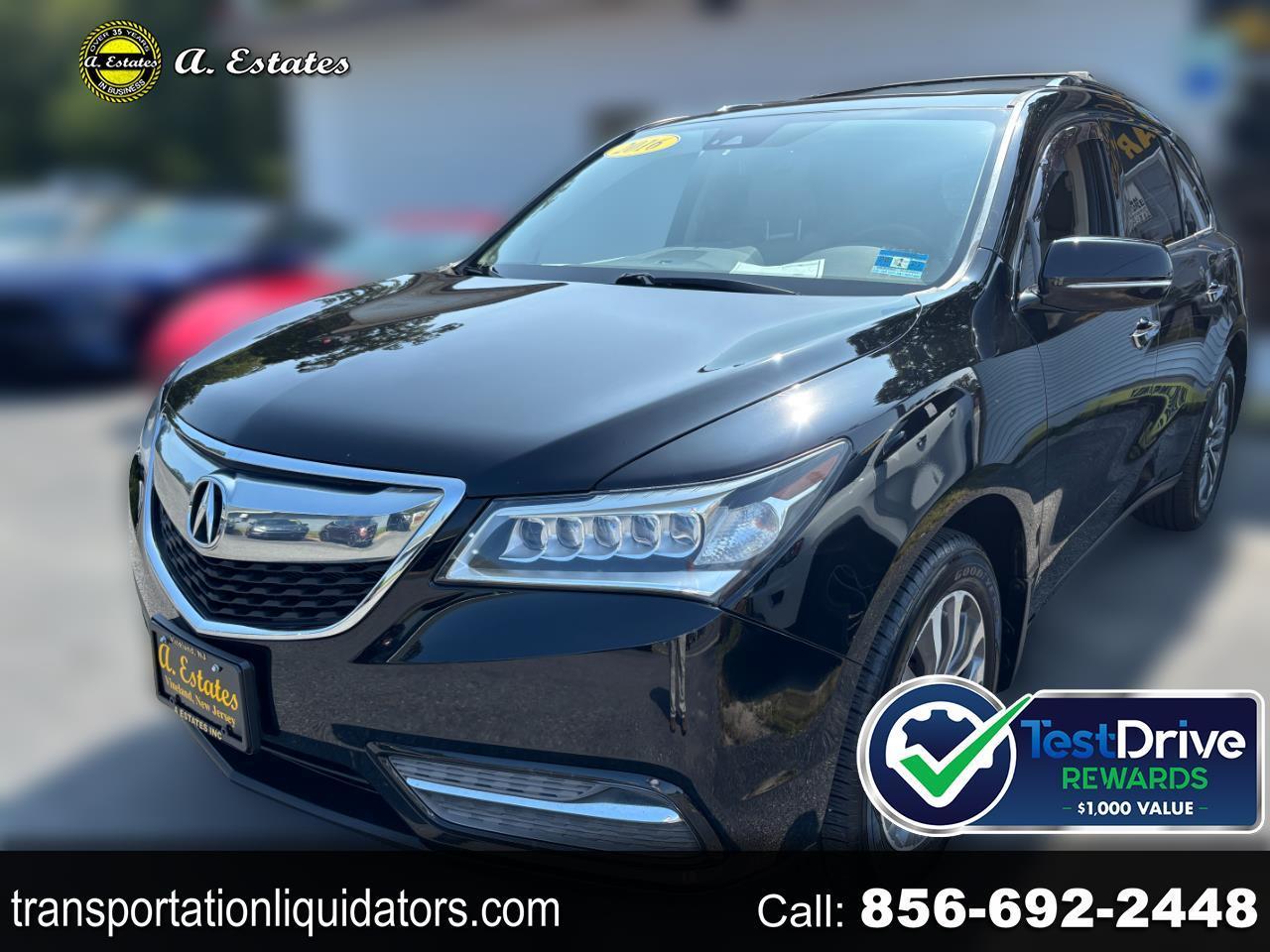 2016 Acura MDX SH-AWD 9-Spd AT w/Tech Package