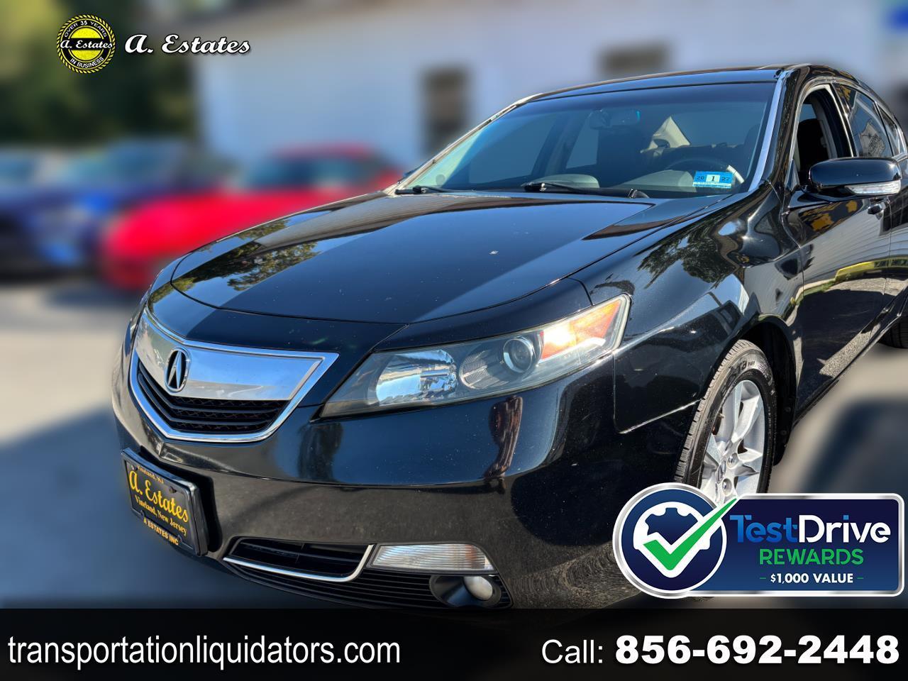 2012 Acura TL 6-Speed AT with Tech Package and 18-In. WP
