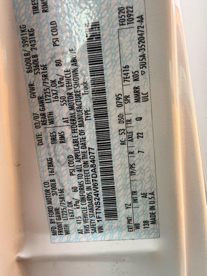 Ford Econoline E-250 Extended 2007