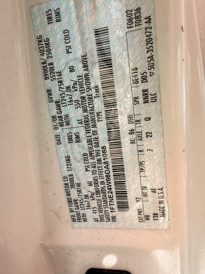 Ford Econoline E-250 2008