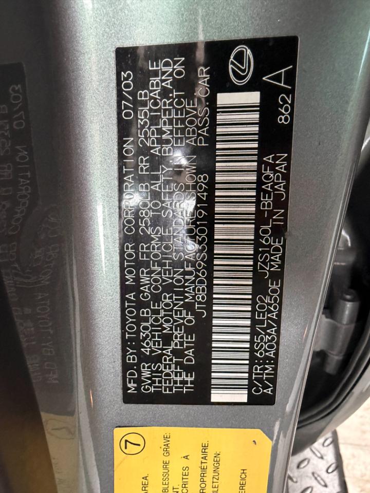 Lexus GS GS 300 2003