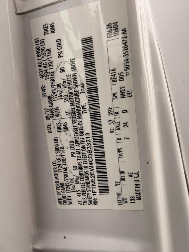 Ford Econoline E-250 2012