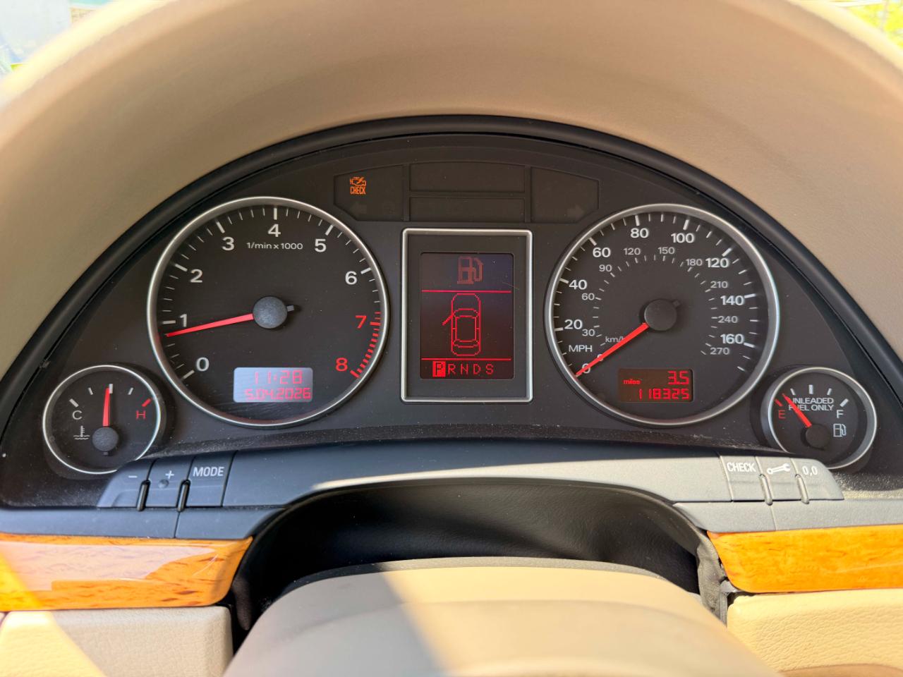 Audi A4 3.2 quattro with Tiptronic 2006