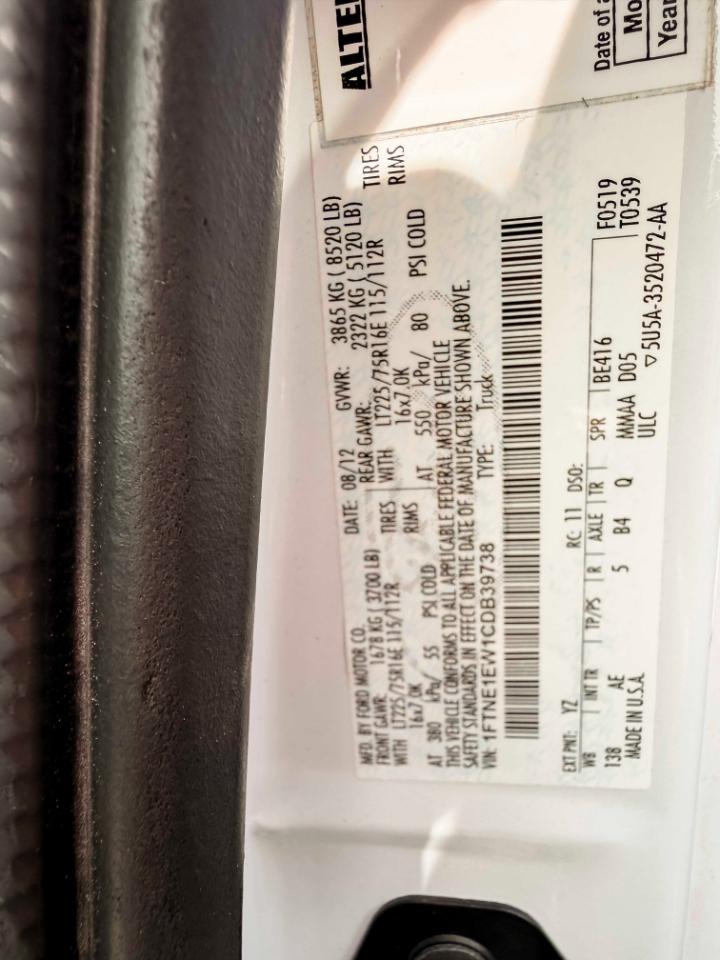 Ford Econoline E-150 2012