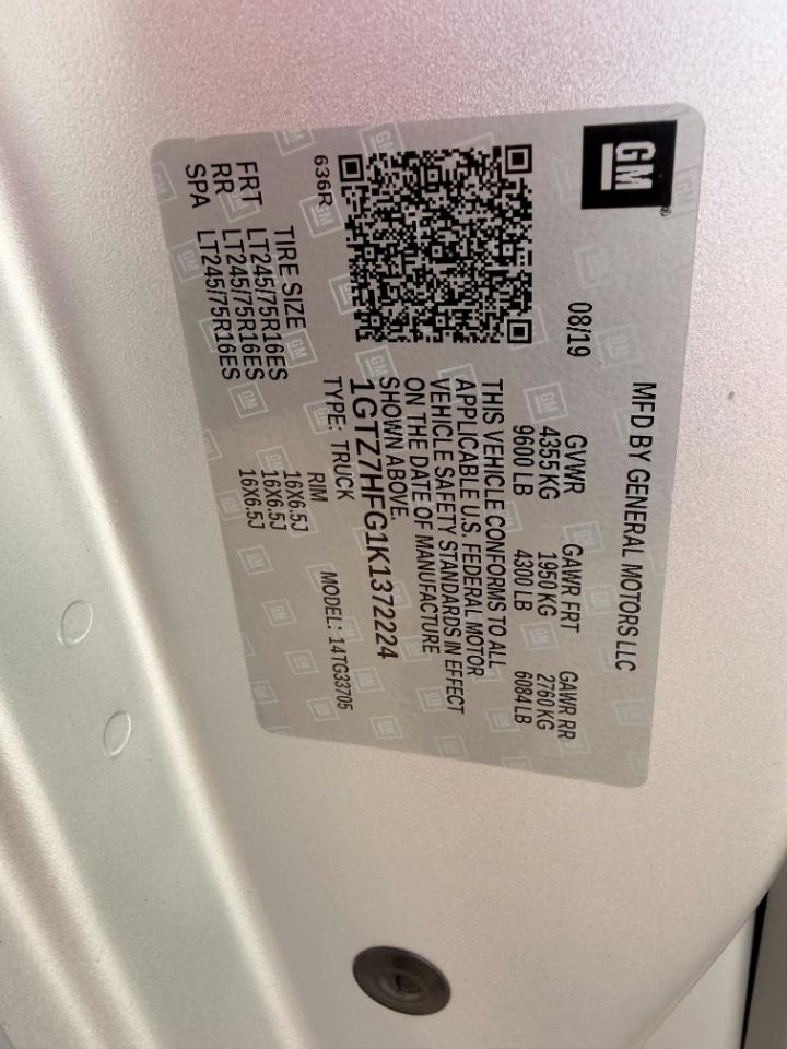 GMC Savana G3500 Cargo Ext 2019