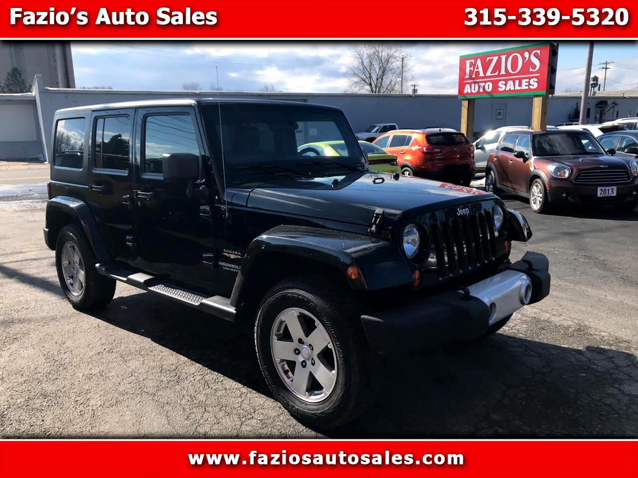 Used 2011 Jeep Wrangler Unlimited Sahara 4WD for Sale in RomeUtica