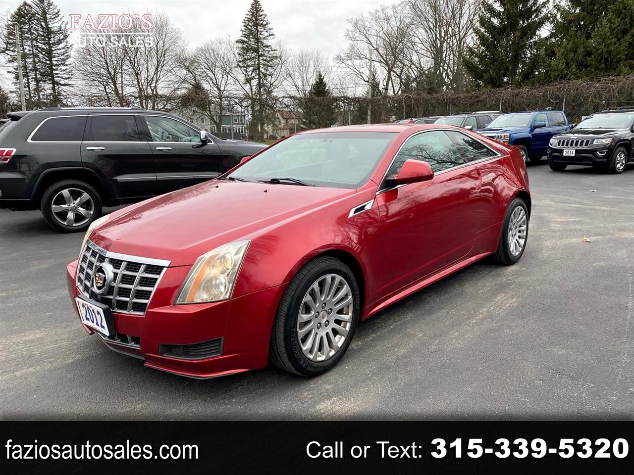 Cadillac CTS Coupe 2dr Cpe AWD 2012