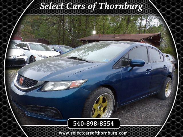 Blue 2015 Honda Civic Si with Summer Tires Sedan Front-Wheel Drive Manual