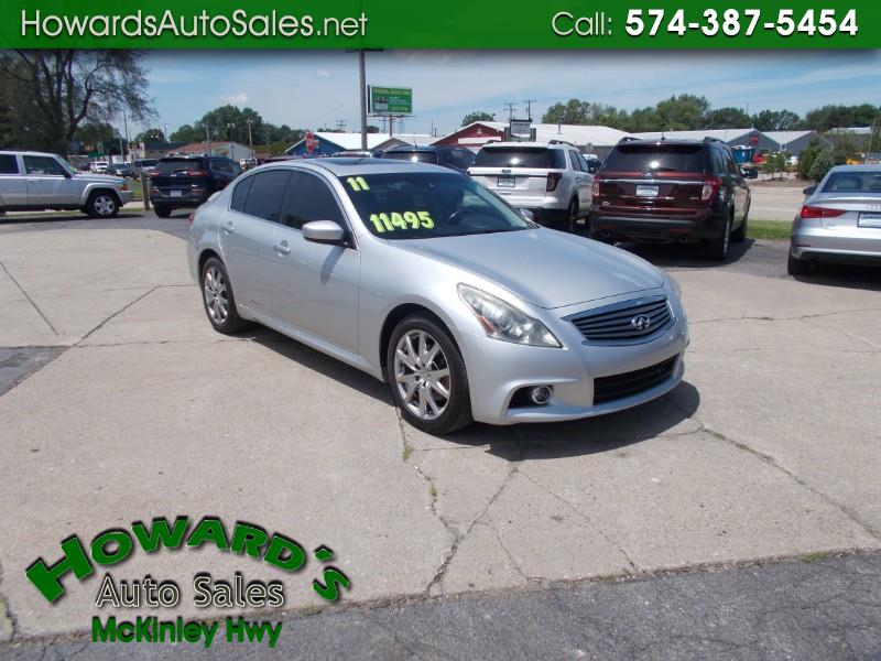 Used 2011 Infiniti G Sedan G37x AWD for Sale in Mishawaka IN 46545