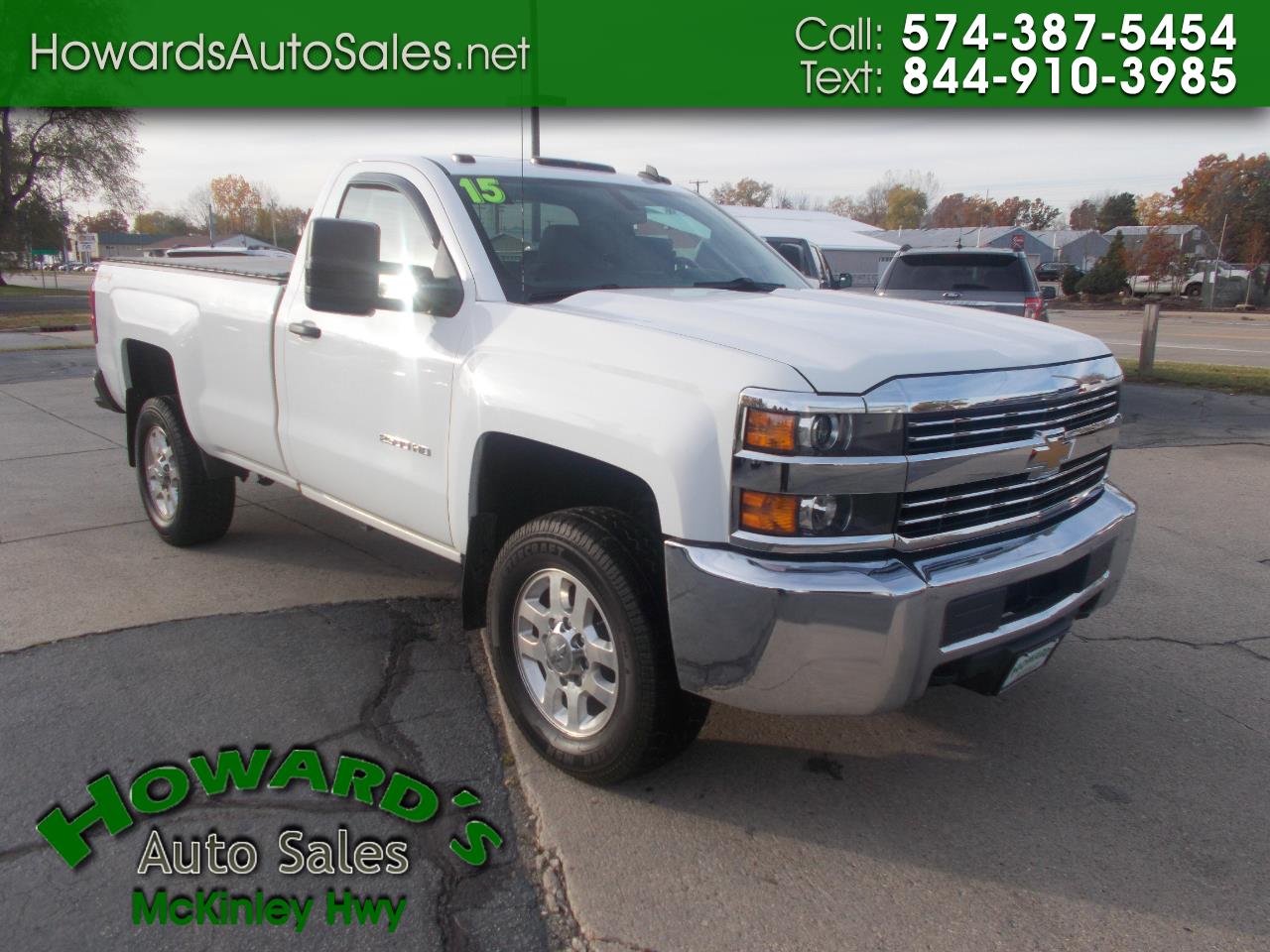 Used 2015 Chevrolet Silverado 2500HD 4WD Reg Cab 133.6" LT for Sale in