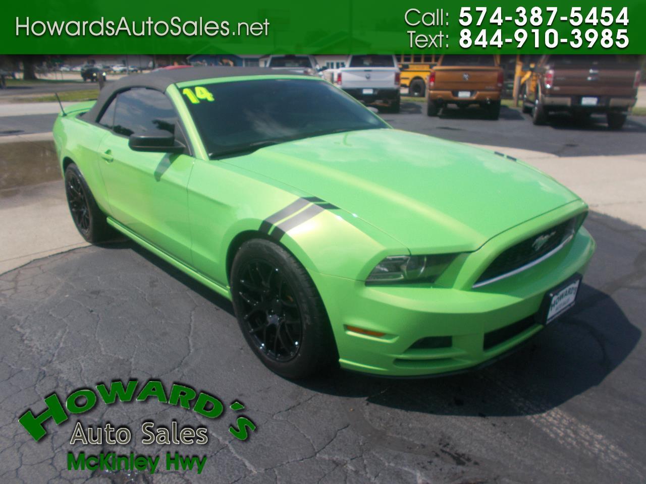 Used 2014 Ford Mustang 2dr Conv V6 For Sale In Elkhart And Mishawaka IN used-2014-ford-mustang-2dr-conv-v6-for-sale-in-elkhart-and-mishawaka-in