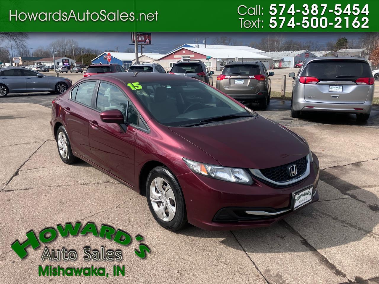 Honda Civic LX Sedan CVT 2015