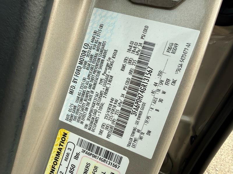Ford Fusion SE 2016