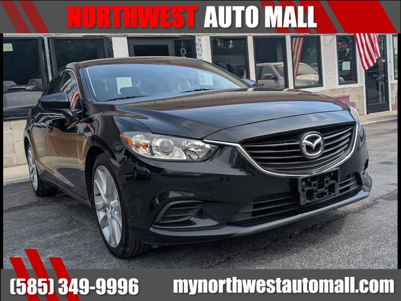 Black 2014 Mazda MAZDA6 Sedan Front-Wheel Drive Automatic