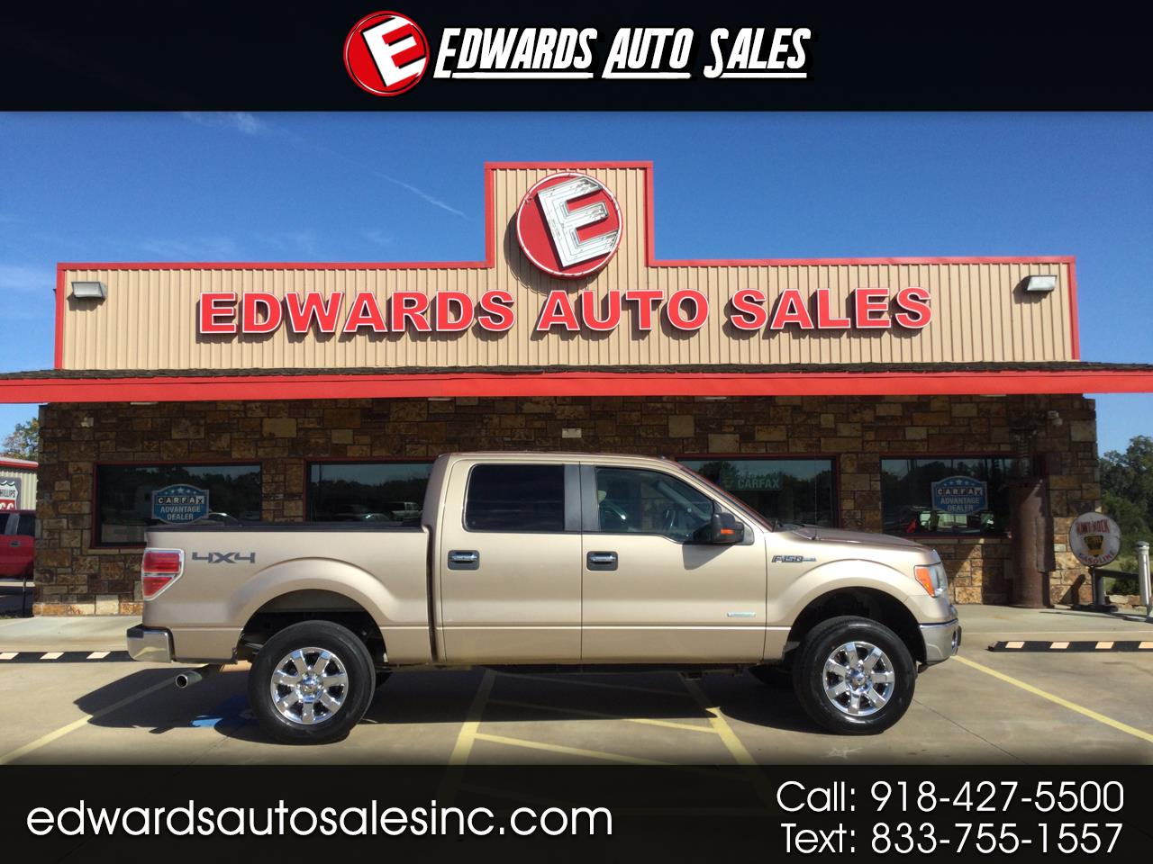 2013 Ford F-150 4WD SuperCrew 139" XLT