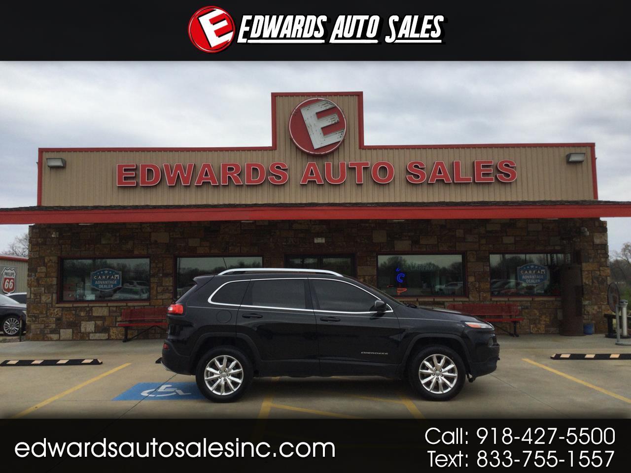 2016 Jeep Cherokee 4WD 4dr Limited