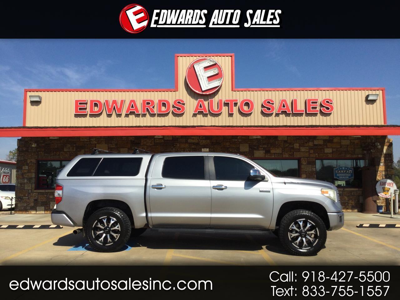 Toyota Tundra 4WD Truck CrewMax 5.7L FFV V8 6-Spd AT Platinum (Natl) 2014
