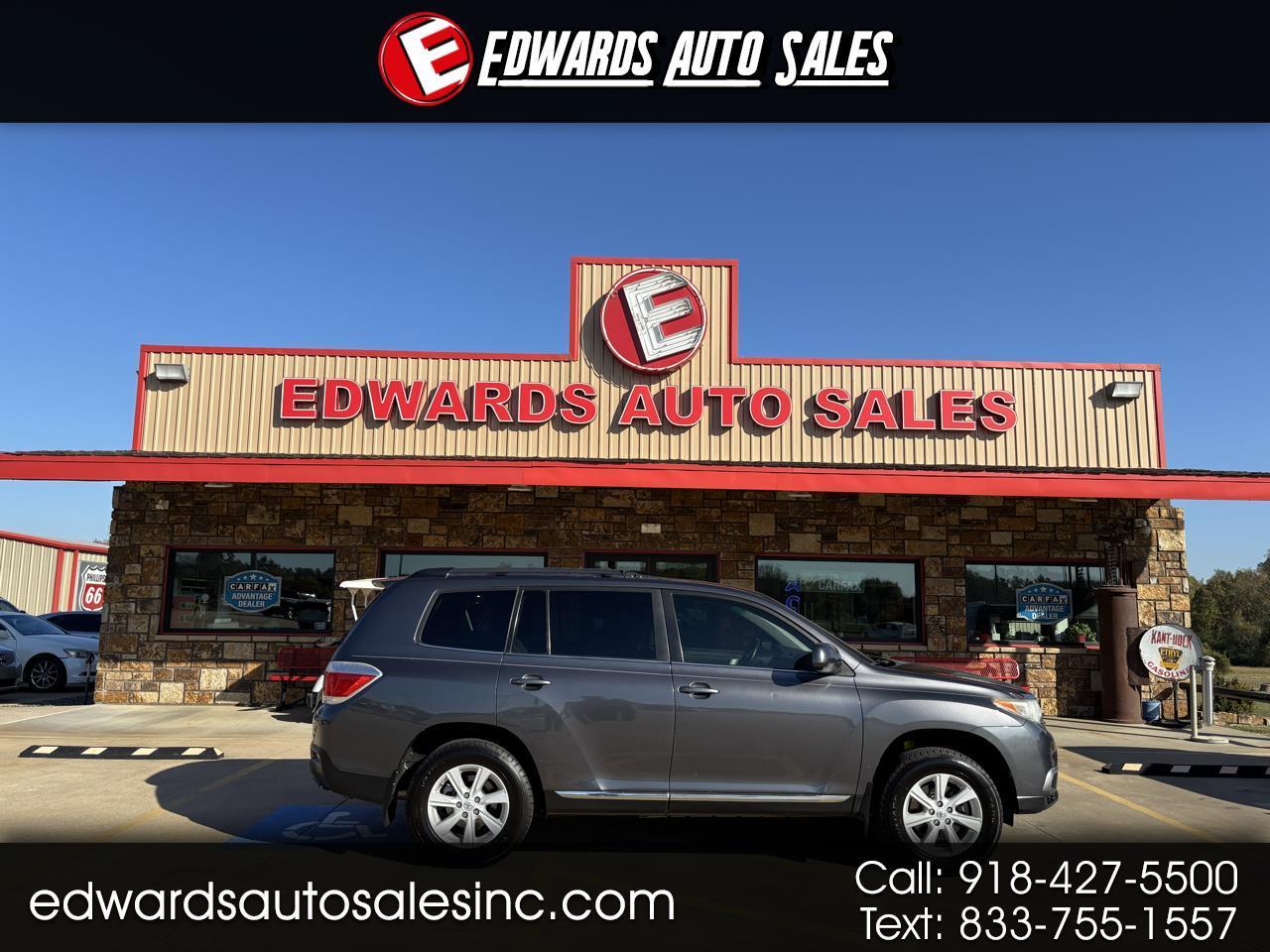 Toyota Highlander FWD 4dr V6 (Natl) 2013