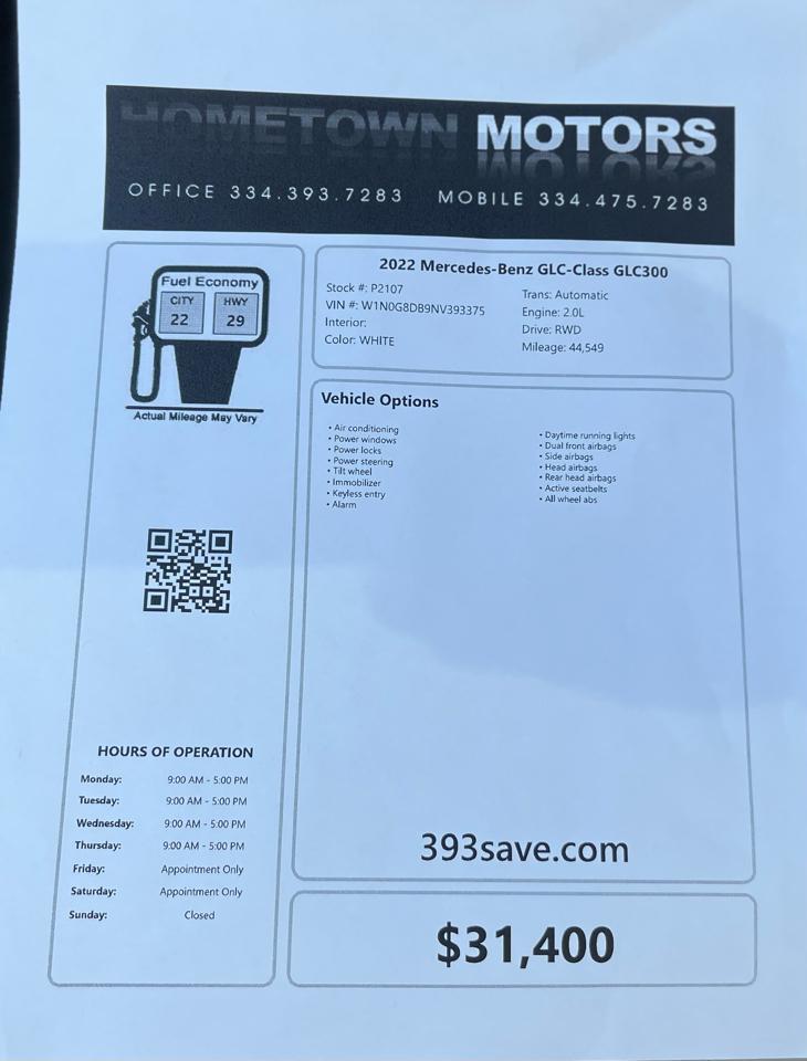 Mercedes-Benz GLC-Class GLC300 2022