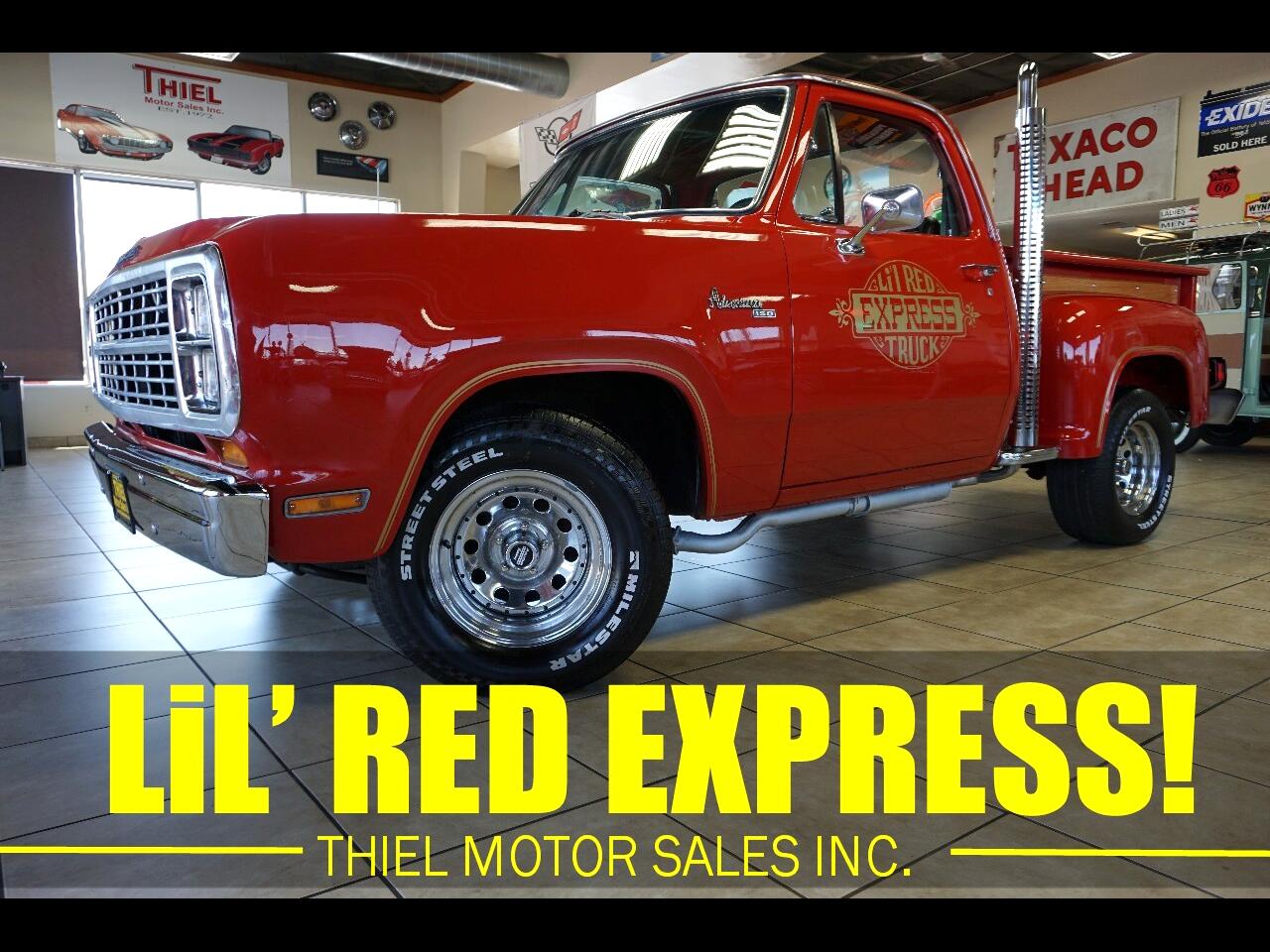Dodge Lil Red Truck Express Adventurer 150 1979