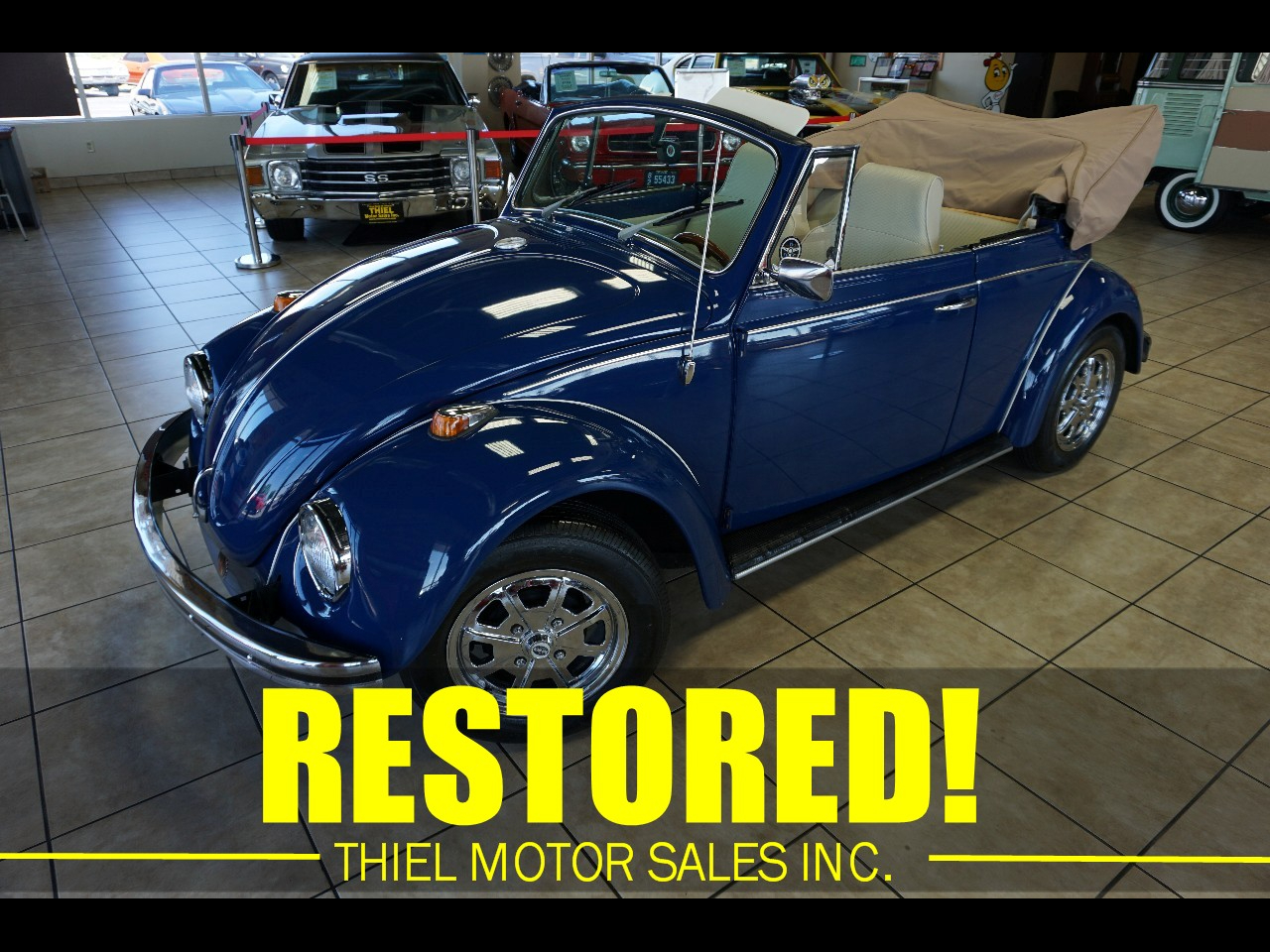 Used 1969 Volkswagen Beetle Convertible Restored Southern Car for Sale