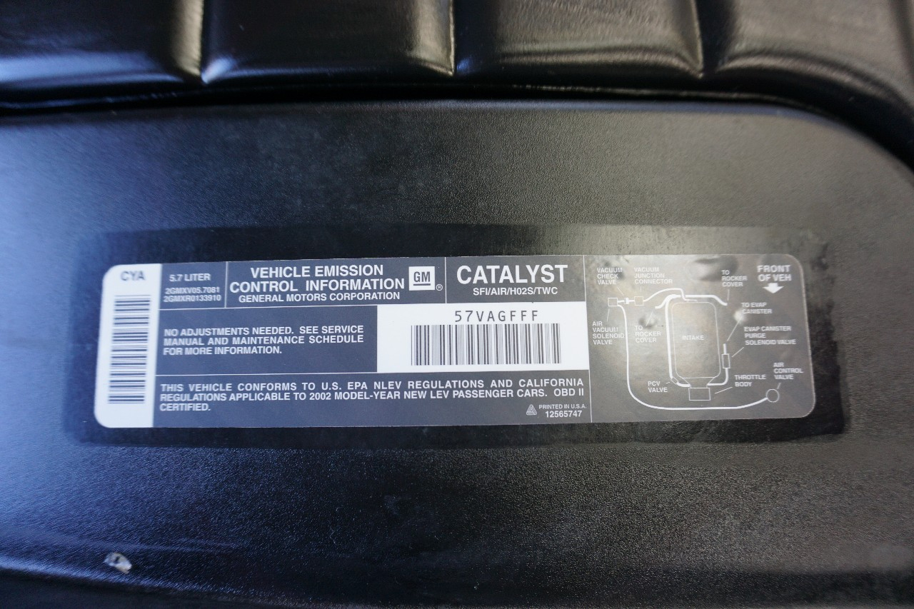 Chevrolet Corvette Convertible 2002