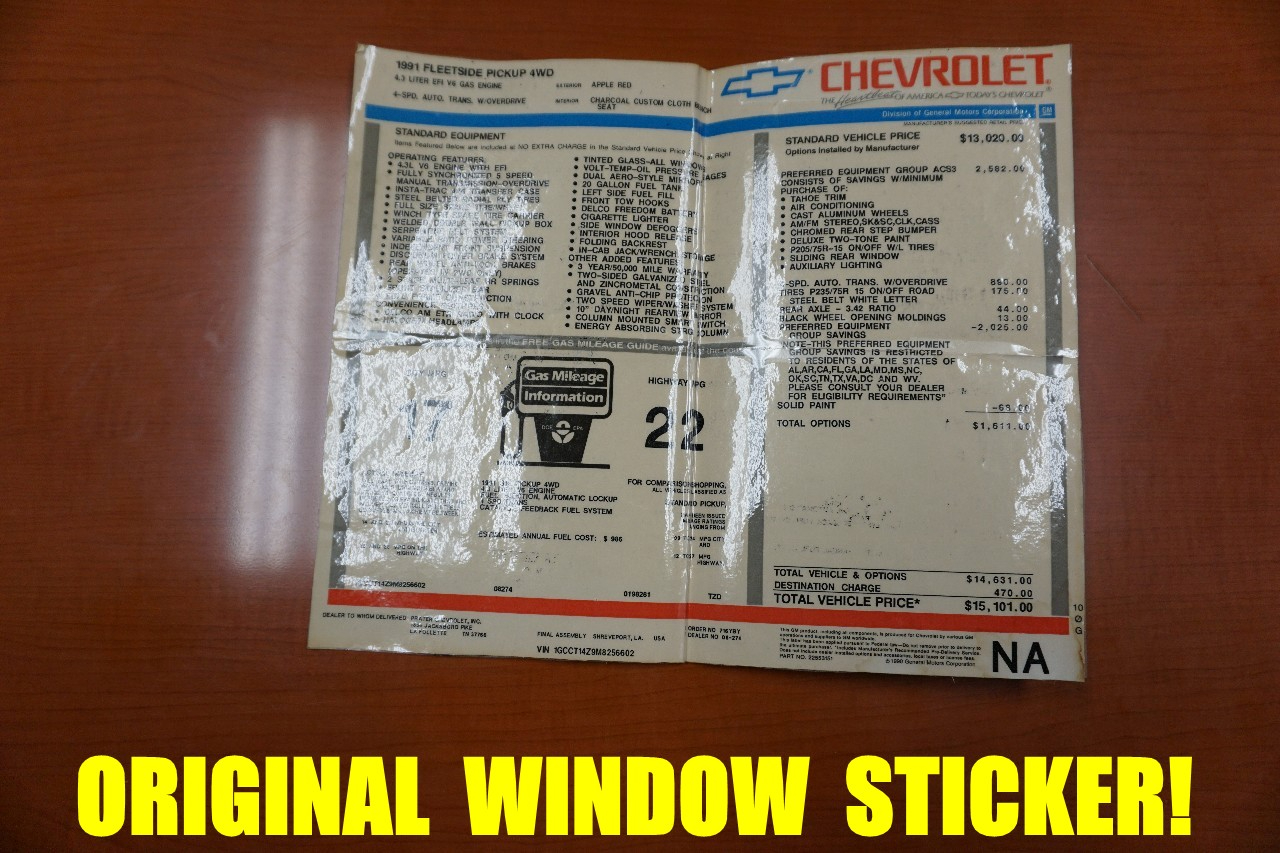 Chevrolet S10 Pickup  1991